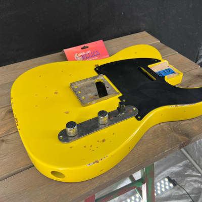 Real Life Relics Tele® Telecaster® Body Aged Yellow Taxi #2 image 7