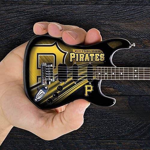 Pittsburgh Pirates 10" Collectible Mini Guitar image 1