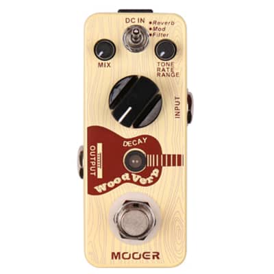 Mooer Woodverb Acoustic Guitar Reverb Micro Guitar Effects Pedal image 2