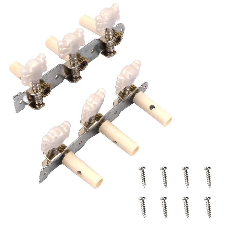 2Pcs Classical Guitar Tuners Peg String Tuning Pegs Key Reverb