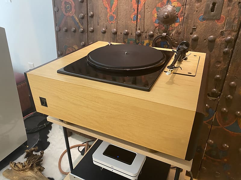 Audiophile modded Lenco L75 turntable, 65 lbs. plinth, Audio Origami Tonearm image 1