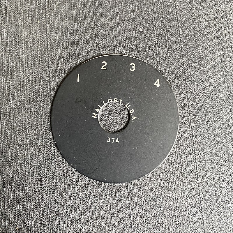 Gibson Bass Mallory plate control 70'S image 1