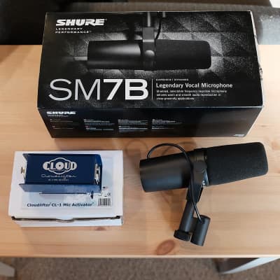 Shure SM7B Dynamic Microphone with Cloudlifter CL-1 | Reverb