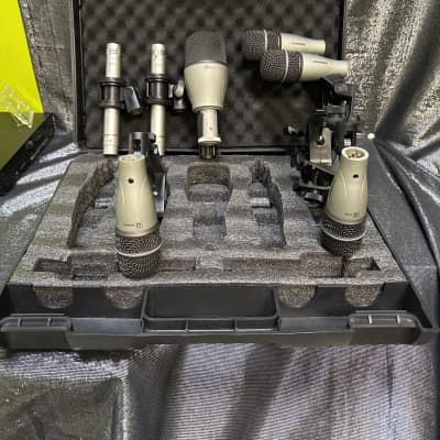 Samson 7Kit 7 Piece Drum Mic Set 2010s - Silver/Black image 1