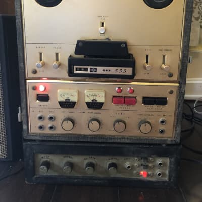 Oki / Heath Kit / Radio Shack  Reel to Reel with custom amp (transistor)  1960s Black & Tan with ano image 3