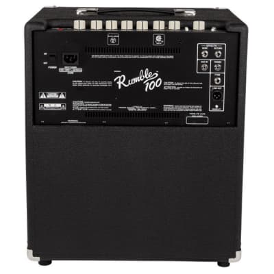 Fender Rumble 100 v3 - 1x12 100W Bass Guitar Combo Amplifier image 5