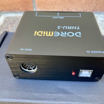 DOREMiDi THRU-3 - Midi Host Box 1 in, 3 outs / Brand New image 4