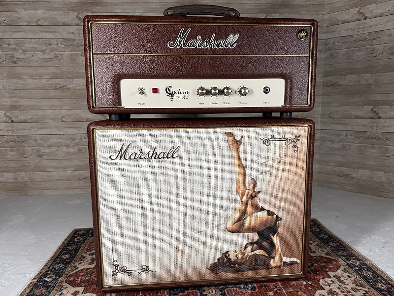 Marshall Custom Shop C5H Limited Edition Greta Pin-Up Head & Cabinet image 1