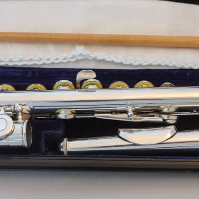 Yamaha YFL-32 Intermediate Flute Sterling Silver Headjoint *Made in Japan*Cleaned & Serviced *New Pads image 10