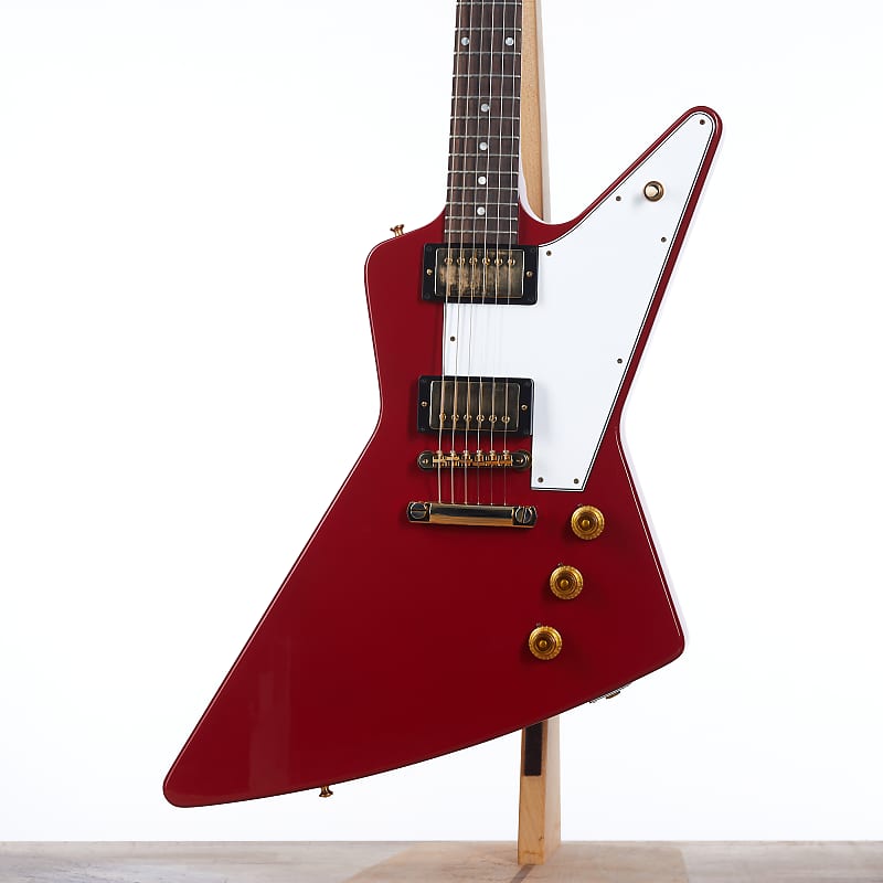 Gibson 1958 Korina Explorer Reissue VOS, Cardinal Red | Custom Shop Demo image 1