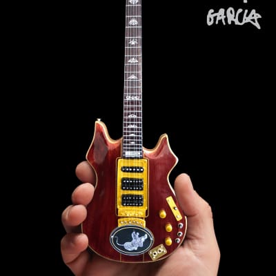 Jerry Garcia Grateful Dead Tiger Tribute Mini Guitar Replica Collectible Officially Licensed image 1