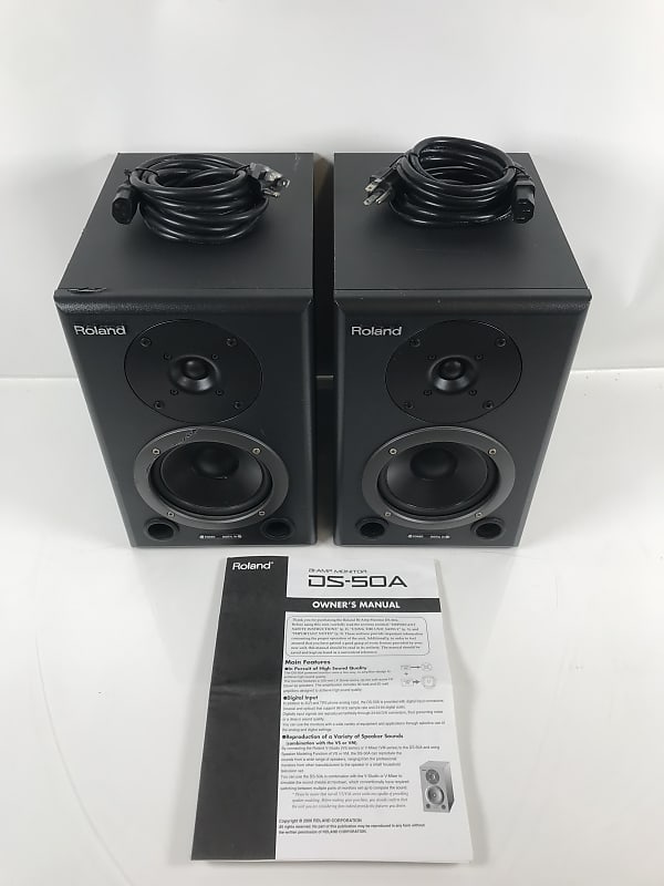 Roland DS-50A 24bit Digital Bi-Amp Monitor Speakers | Reverb The