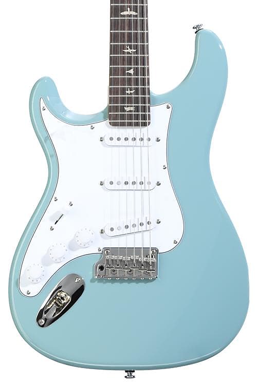 PRS SE Silver Sky Lefthanded Electric Guitar Stone Blue Reverb