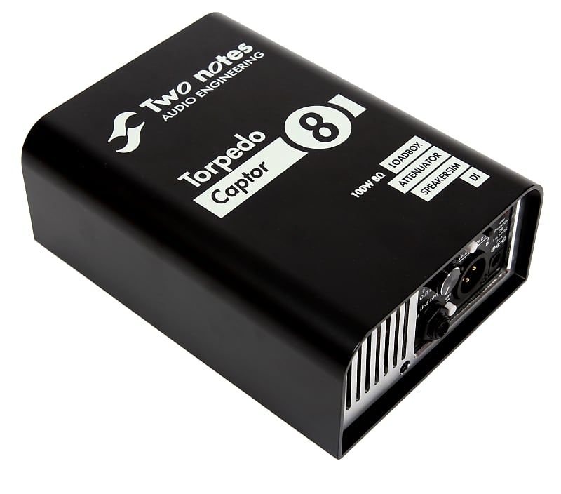Two Notes Torpedo Captor (8ohm) | Compact Analog Reactive Load Box, Attenuator & Amp DI image 1
