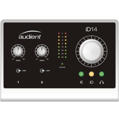 Audient iD14 - 10in/4out High Performance Audio Interface with ScrollControl image 1