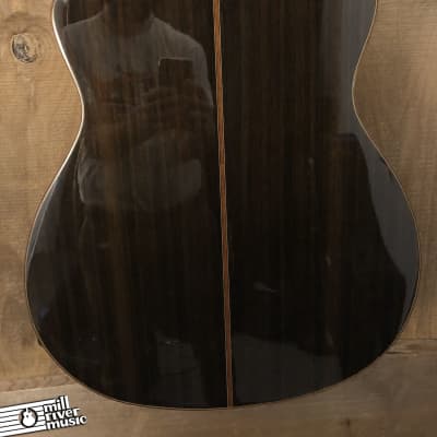 Klema K300JS-CE Cutaway Acoustic Electric Guitar Natural w/ Gig Bag image 8