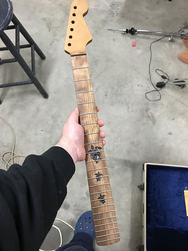 Unfinished roasted outlet maple neck