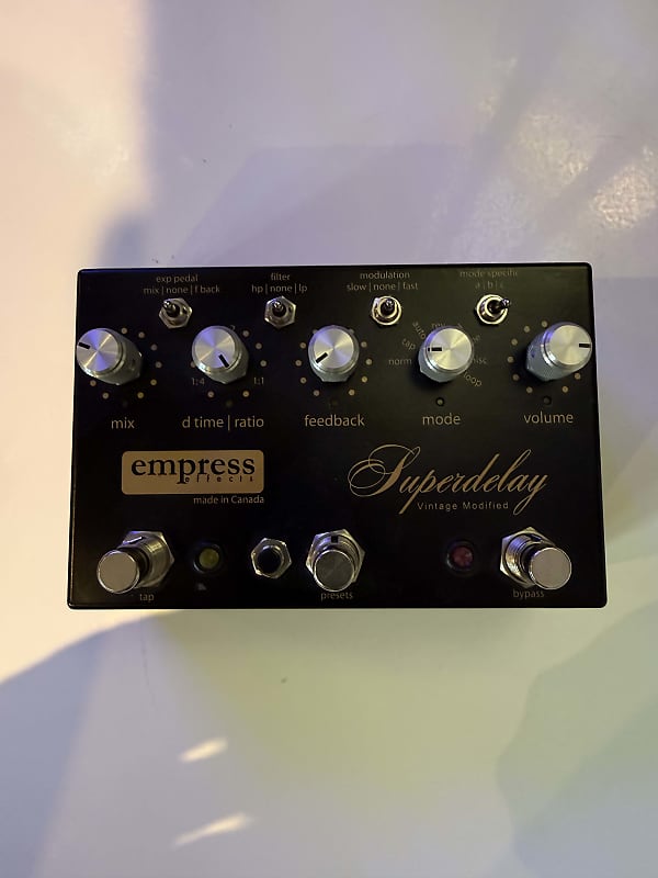 ギター Empress Superdelay Vintage Modify Empress Vintage Modified Superdelay - YouTube