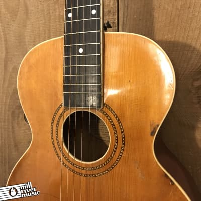 Gibson L-1 Archtop Steel String Acoustic Guitar c. 1918 w/ HSC image 3