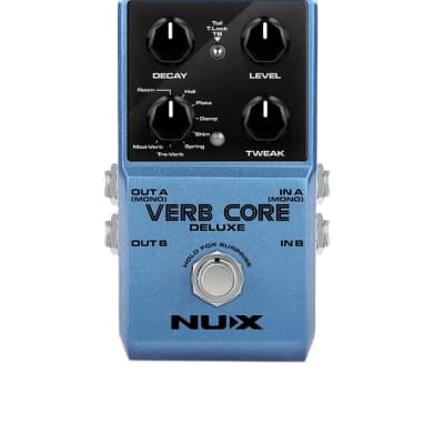 NuX Verb Core Deluxe Reverb Pedal 8- Reverb modes.  New! image 1
