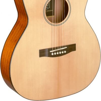 JN Guitars BES-A N Bessie Series Acoustic Auditorium, Solid Spruce Top, Natural image 1