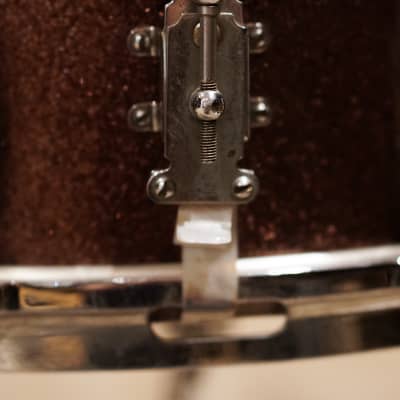 Gretsch 12/16/20/5.5x14" Drum Set - 1960s Burgundy Sparkle image 19