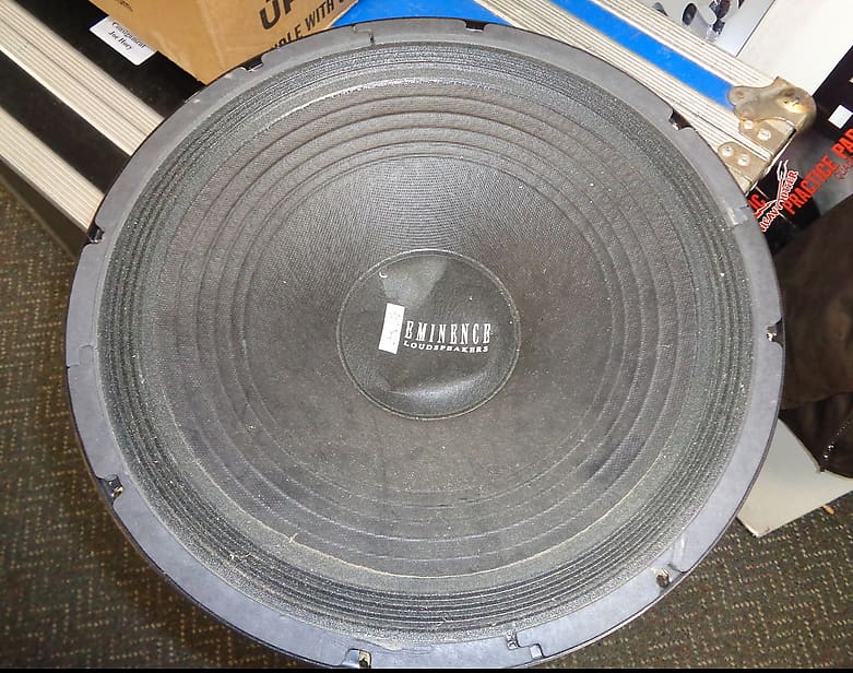 Eminence 15" 6.3 ohm speaker AS IS (dented cone) 55760 Reverb