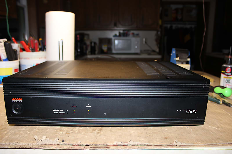 Restored Adcom GFA-5300 (3) Power Amplifier  			
