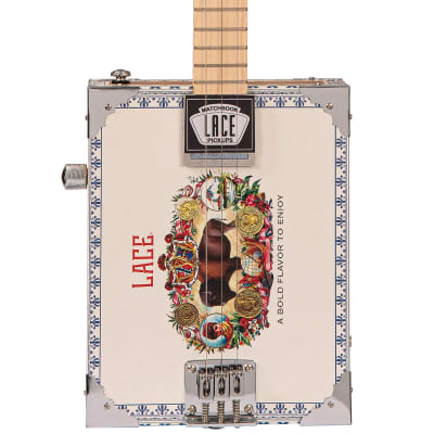 Lace Cigar Box Electric Guitar ~ 3 String ~ Buffalo Bill image 7