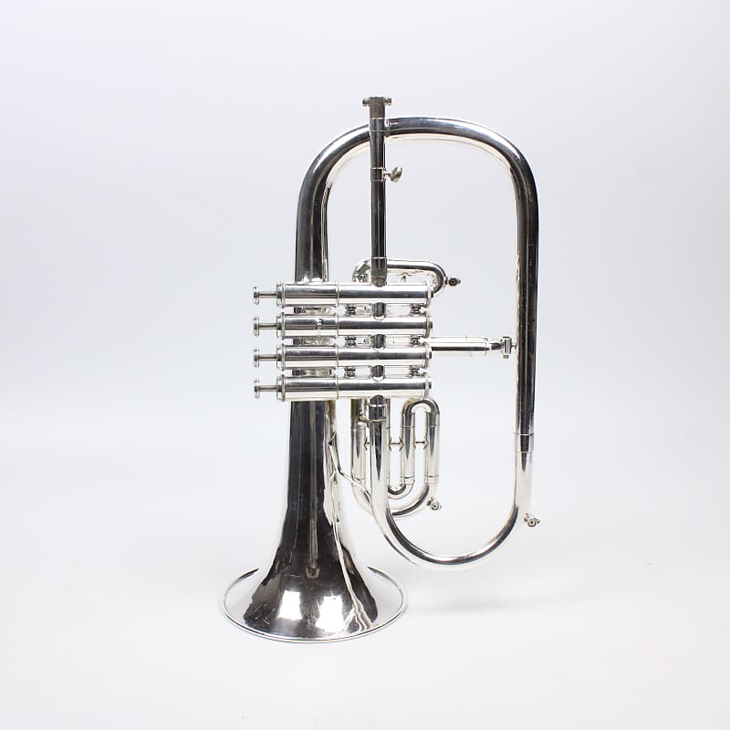 Getzen Eterna Professional 4Valve Flugelhorn Silver Reverb