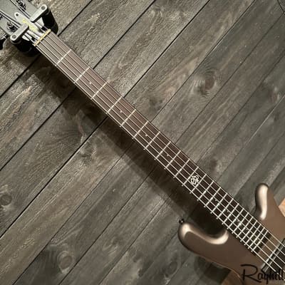 Spector NS Ethos HP 5 String Electric Bass Guitar - Gunmetal Silver image 10