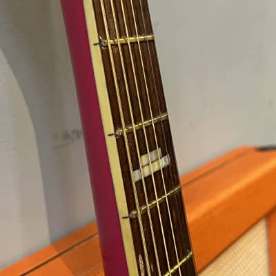 Vintage 1950s Kay K22 Jumbo Flat Pink Acoustic Guitar *Ex. Ronnie Lane Studios* image 11
