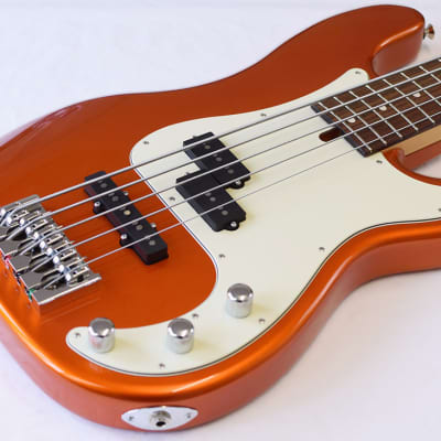 Mike Lull PJ5 Bass Candy Apple Orange RW image 9