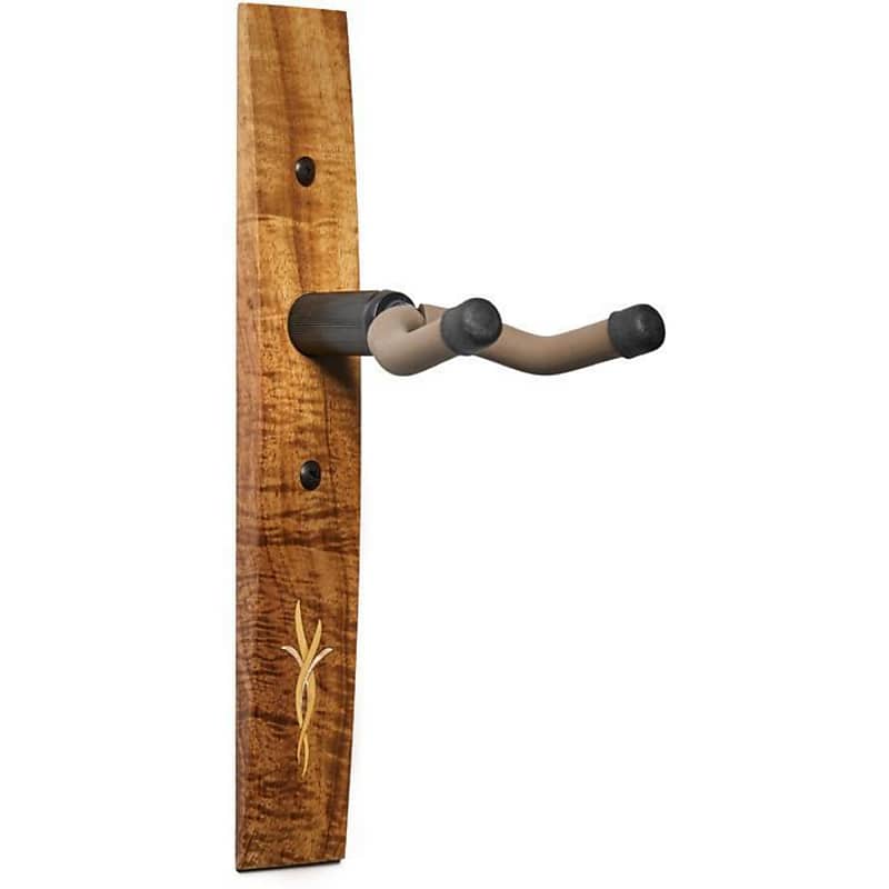 Taylor Koa Guitar Wall Hanger with Maple / Boxwood Inlay image 1