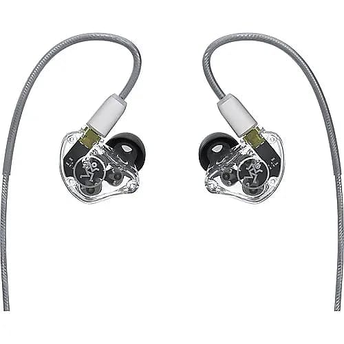 Mackie MP-320 Triple Dynamic Driver In-Ear Monitors (Clear) -New in-box! -w/ Fast &amp; Free shipping!  			