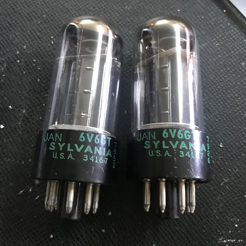 Sylvania 6v6gt 1950s Power Tubes NOS | Reverb