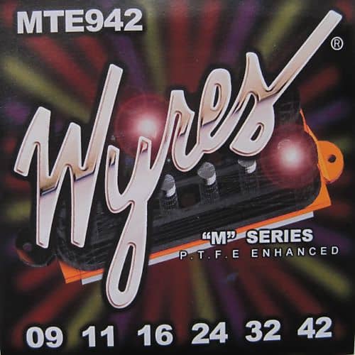 Wyres MTE Coated Electric Guitar Strings 9-42 image 1