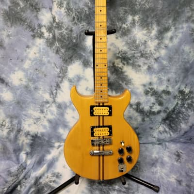 RARE Vintage 1970 Arirang by Samick Korean Neck Thru Dual Humbucker Maple Guitar Pro Setup New On Stage Gigbag for sale