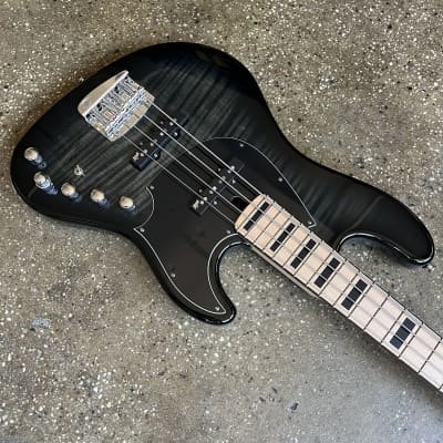 Mayones Jabba Classic 4 Flame Top 2022 - Trans Graphite Burst image 4