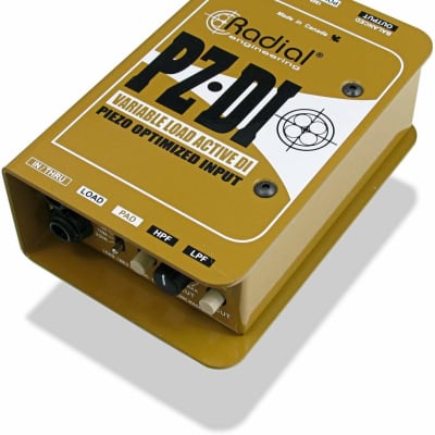 Radial PZDI 1-Channel Passive Piezo-Optimized Direct Box Instrument DI with Adjustable Load image 2