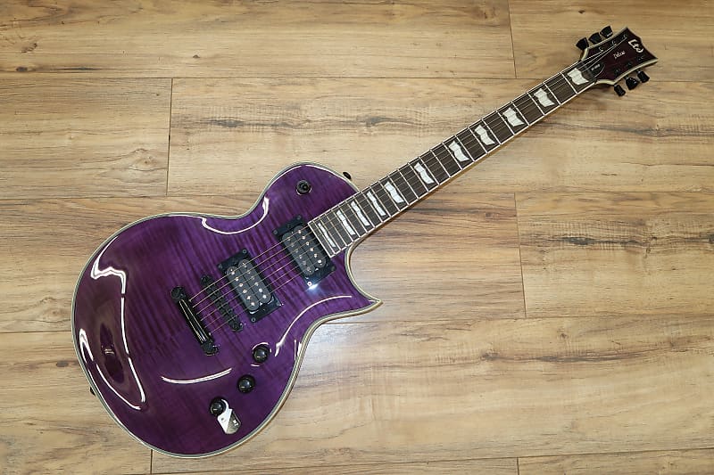 あなたにおすすめの商品 EC LTD ESP 1000FM Reverb | flame purple through See - 2021 STP 邦楽