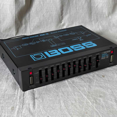 Reverb.com listing, price, conditions, and images for boss-rge-10-graphic-equalizer-half-rack