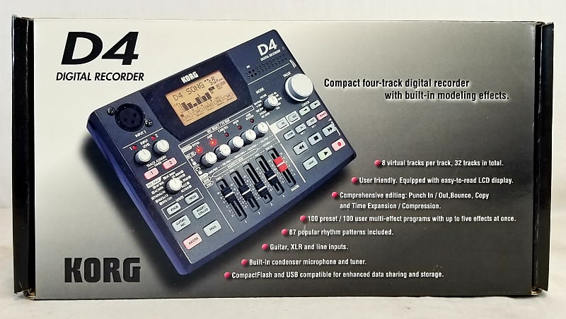 Korg D4 4-Track Digital Recorder | zZounds