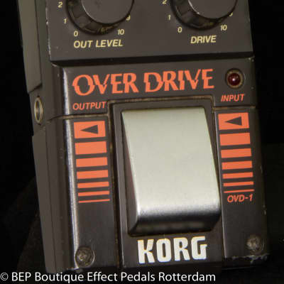 Korg OVD-1 Overdrive 1984 s/n 004868 with rare JRC4558DV op amp Japan image 3