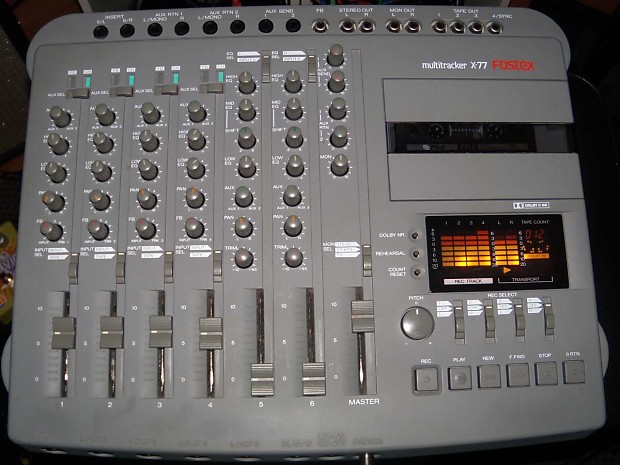 Fostex X77 4 Track - fully serviced and restored! Cassette Multitrack Recorder image 1