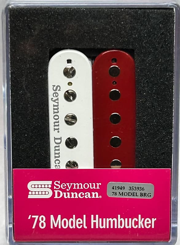 Seymour Duncan 78 Model Bridge Humbucker White And Red Reverb