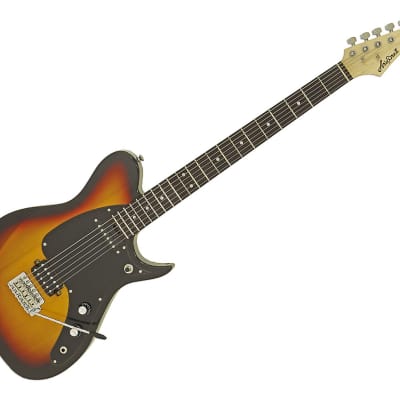 Aria Pro II J-B'Tone Jet Series Baritone Guitar - 3-Tone Sunburst image 1