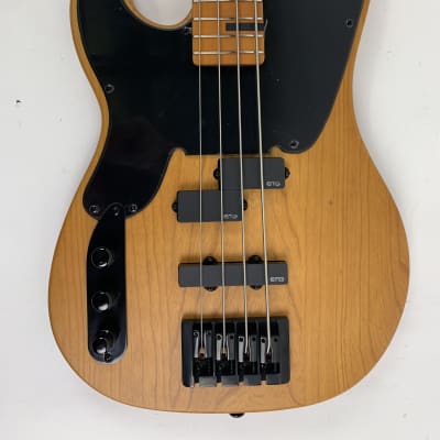 Schecter Model-T Session LH Aged Natural Satin ANS Left-Handed Bass  Model T image 4