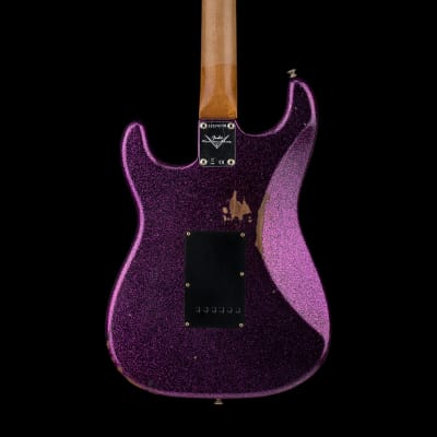 Fender Custom Shop Empire 67 Stratocaster Relic - Magenta Sparkle #74770 image 4