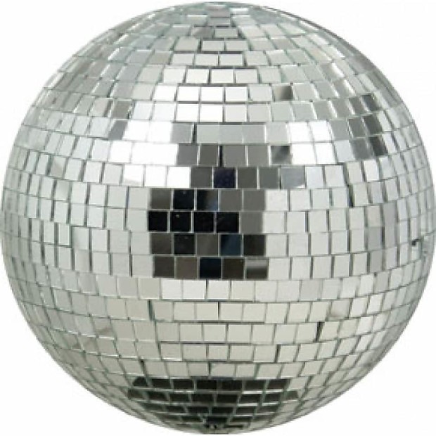 American DJ M-800 8" Glass Mirror Ball w/ Hook image 1